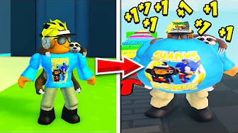 Vi Bliver Tykkere HVERT SEKUND I Roblox!