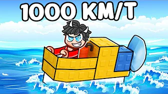 Jeg Bygger Den Hurtigste Båd I Roblox Make A Boat!