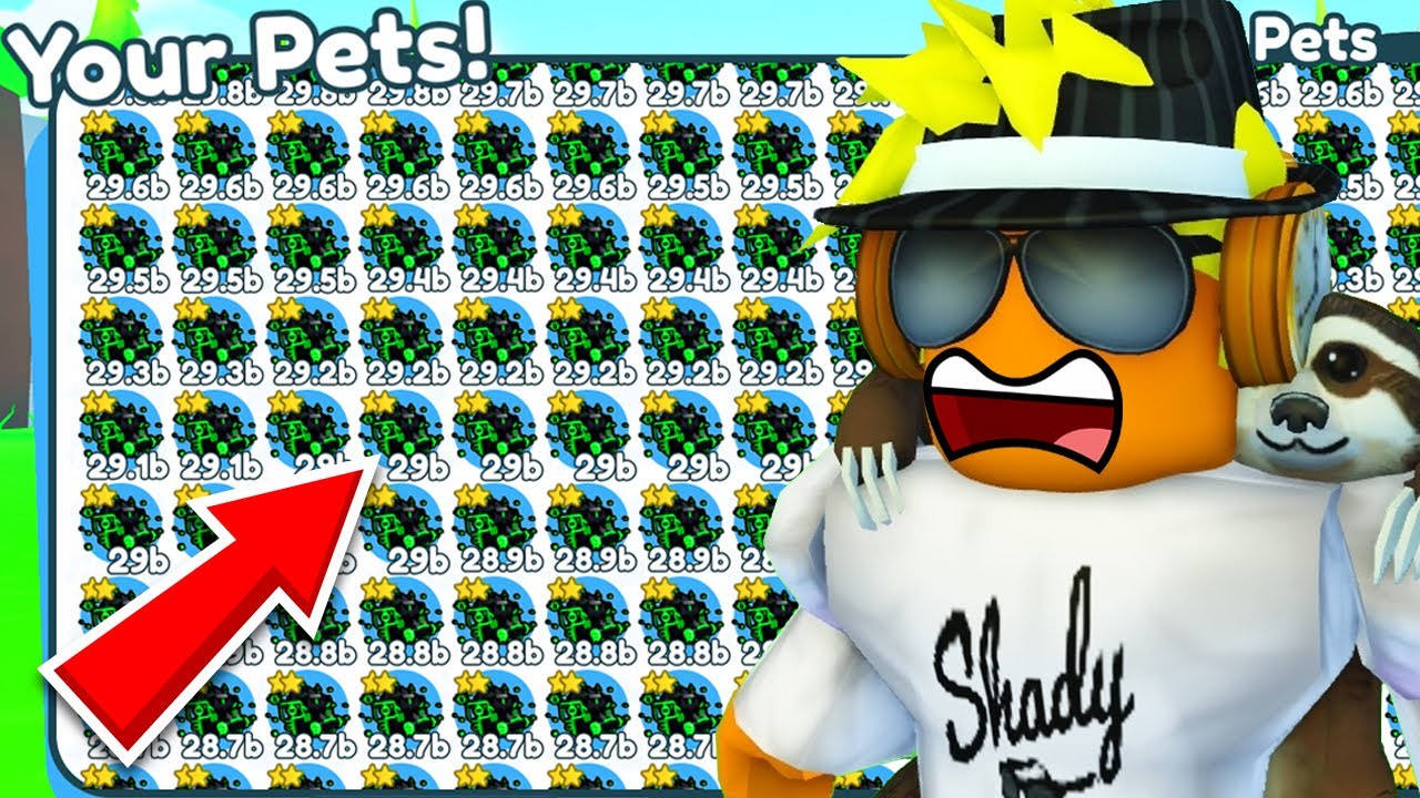 JEG BRUGTE OVER 1.5 TRILLIONER PÅ HACKER ÆG!! - Roblox Pet Simulator X