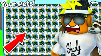 JEG BRUGTE OVER 1.5 TRILLIONER PÅ HACKER ÆG!! - Roblox Pet Simulator X