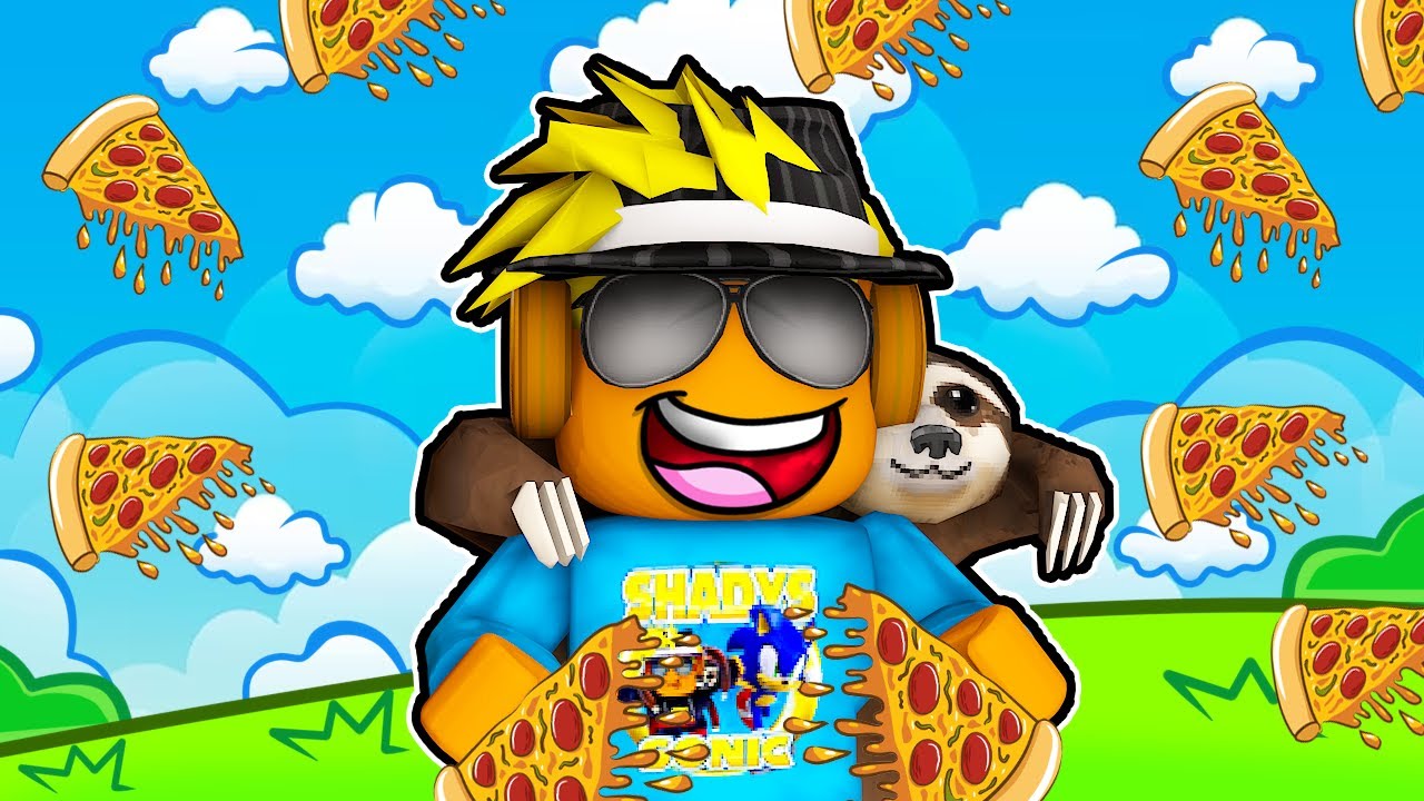 Vi Får PIZZA Hver SEKUND I Roblox!