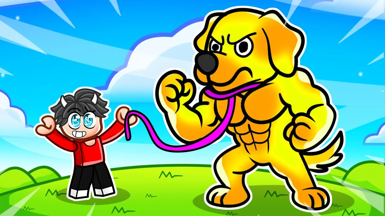 Jeg Træner Min Hund og Bliver Den BEDSTE I Roblox!