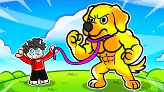 Jeg Træner Min Hund og Bliver Den BEDSTE I Roblox!