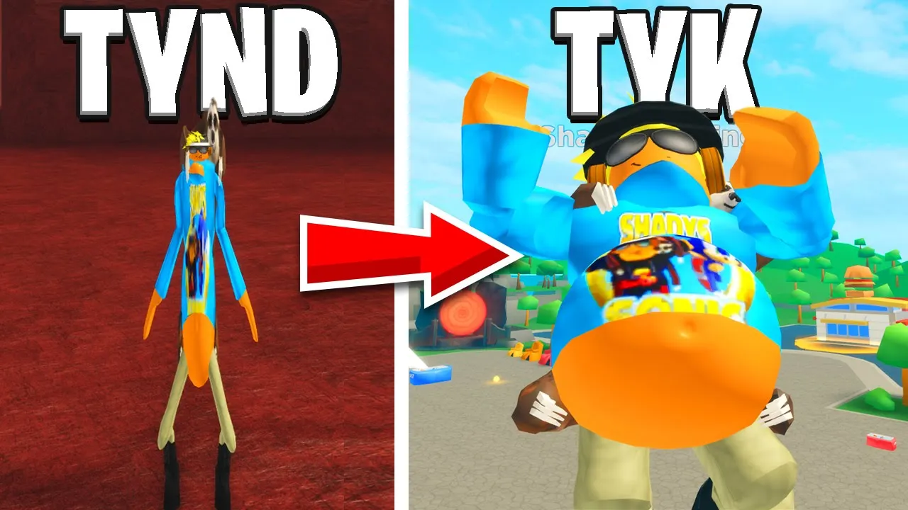 Jeg Bliver Mega Tyk I Roblox!😨