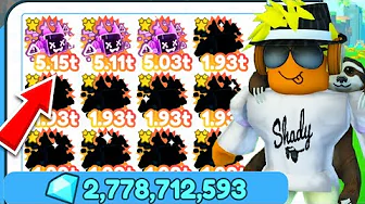 JEG BRUGER ALT FOR MANGE ROBUX!! - Roblox Pet Simulator X