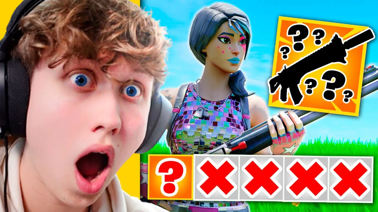 Jeg Må Kun Bruge Det FØRSTE Våben Jeg Ser I Fortnite!