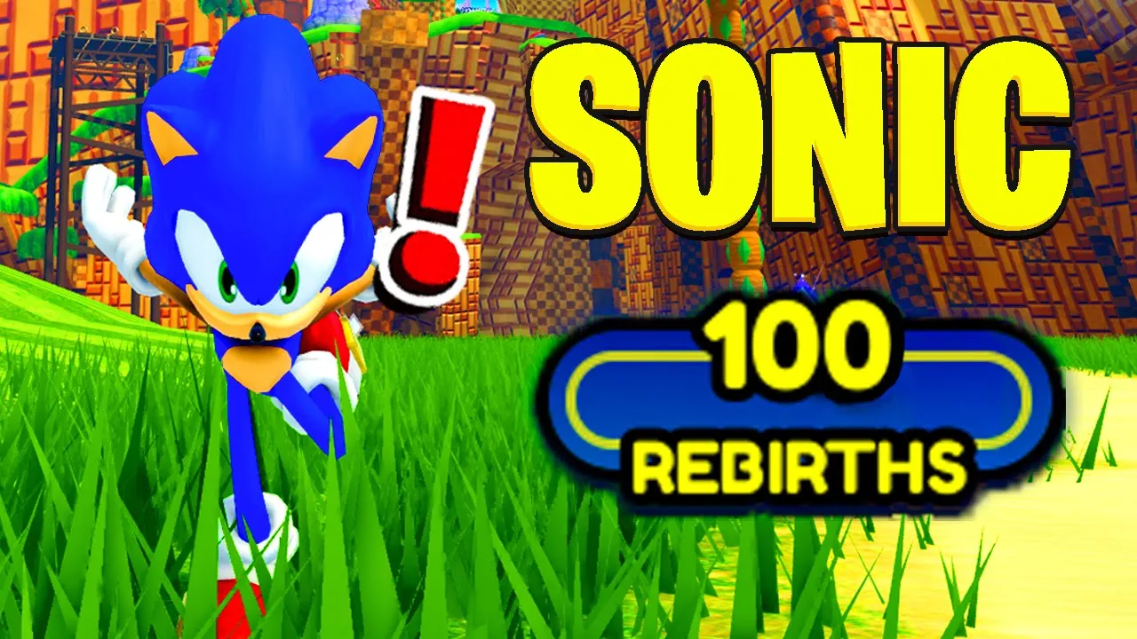 100 REBIRTHS I Sonic Speed Simulator! - Roblox