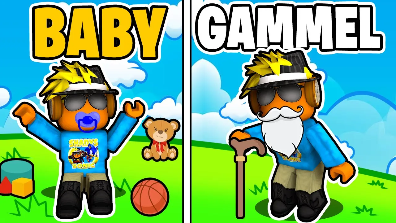 Vi Bliver ÆLDRE Hvert Sekund I Roblox!