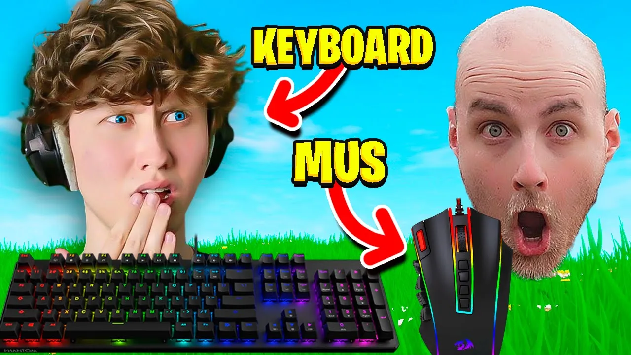 Vi Spiller Fortnite 2 Personer På Samme Computer!