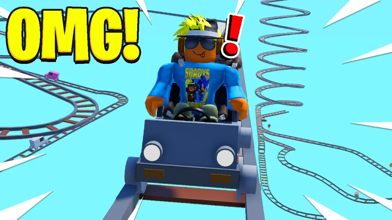 Jeg Kører I Den FARLIGSTE Rutsjebane I Roblox!