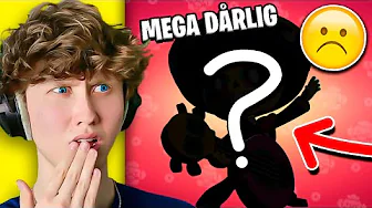 Jeg Spillede Med Den DÅRLIGSTE Brawler I Brawl Stars!