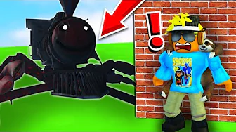 Vi Flygter Fra Et TOG Der Spiser MENNESKER I Roblox!