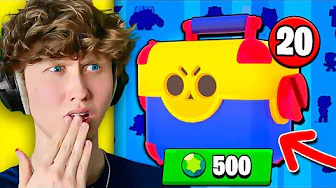 Jeg Købte 20 MEGA BOXES I Brawl Stars og Blev RIG!