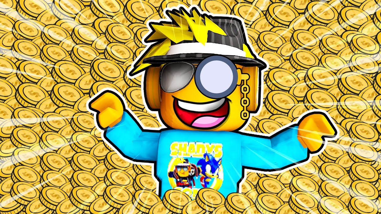 Vi Bliver STINKENDE RIGE Ved At Klikke I Roblox!