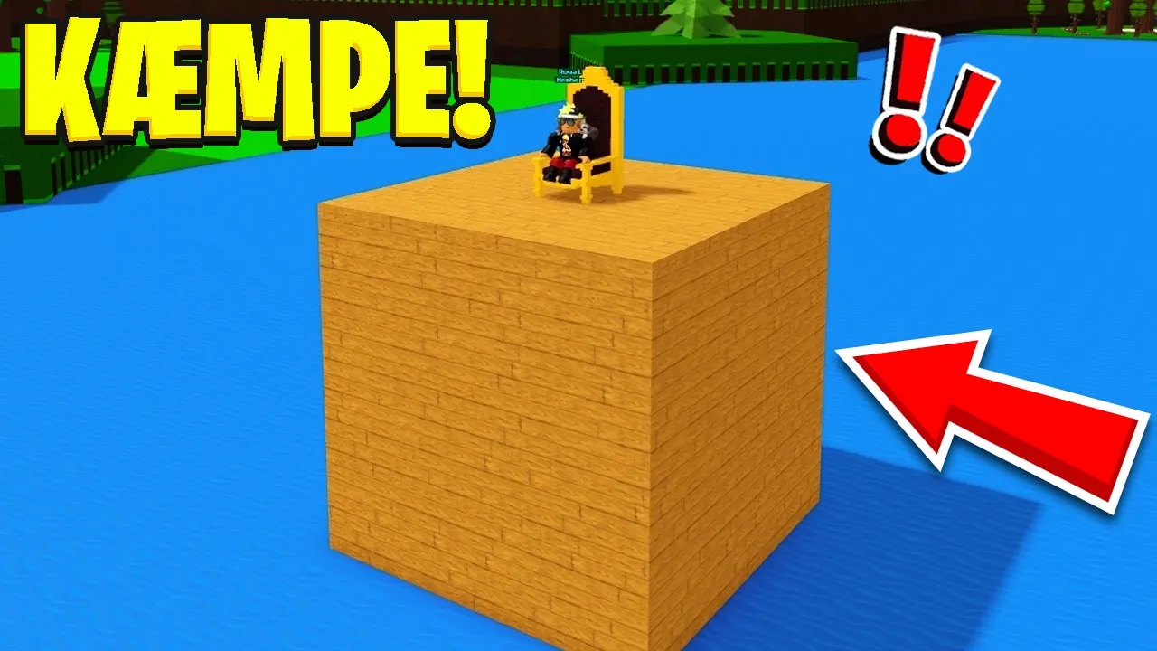 Laver En OP KÆMPE FIRKANT I Build A Boat! - Roblox