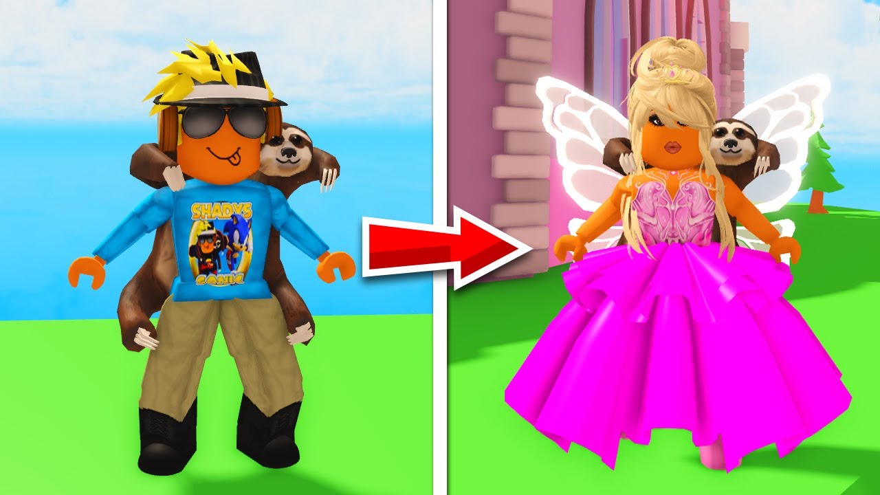 Jeg Bliver Til En PRINSESSE I Roblox!
