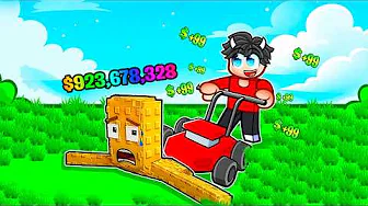 Jeg Slår Græs For At Få BRAINROTS I Roblox!