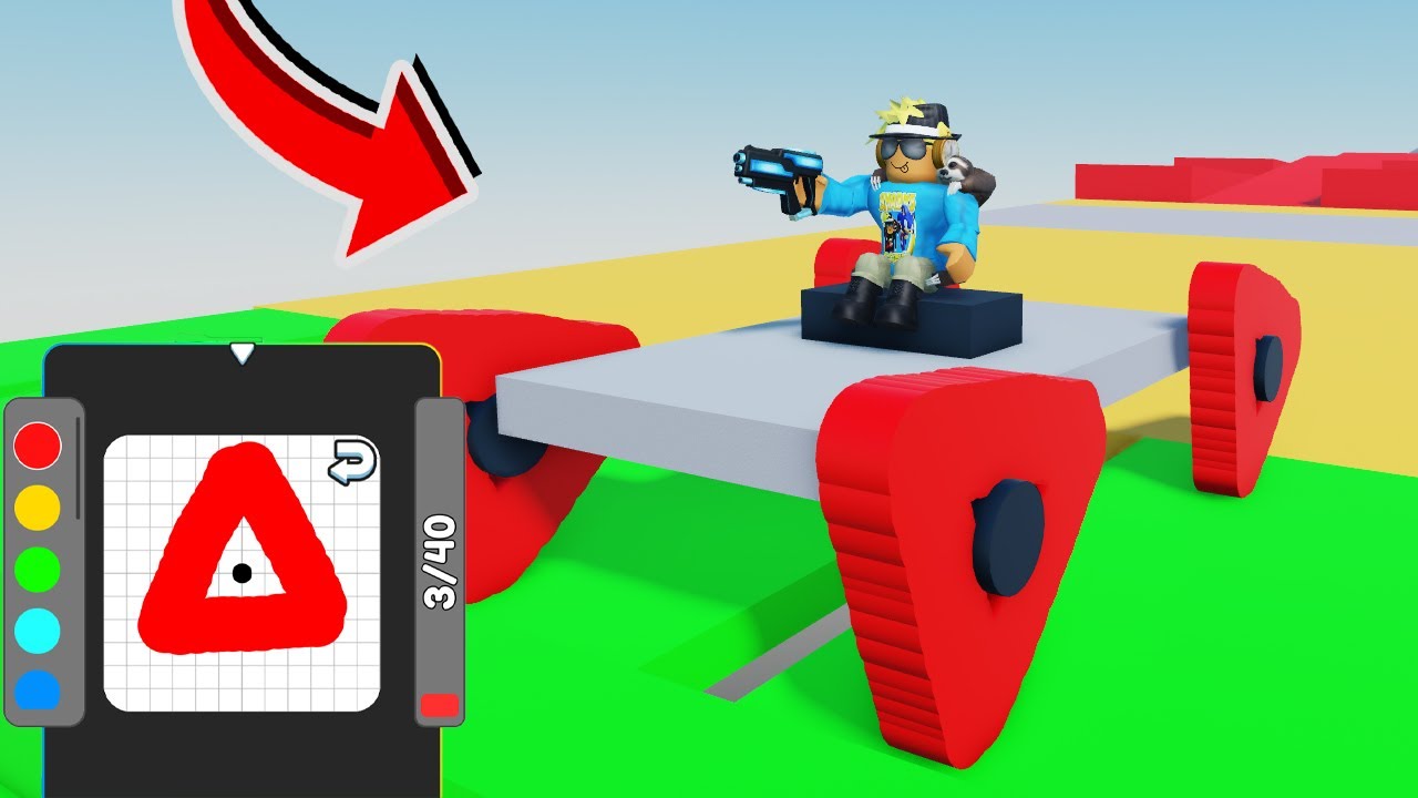 Jeg TEGNER Mine Hjul For At Køre I Roblox