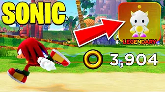 Jeg Får Et MEGA PET I Sonic Speed Simulator - Roblox!