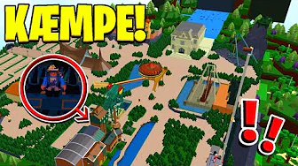 STØRSTE Forlystelsespark I Build A Boat - Roblox!