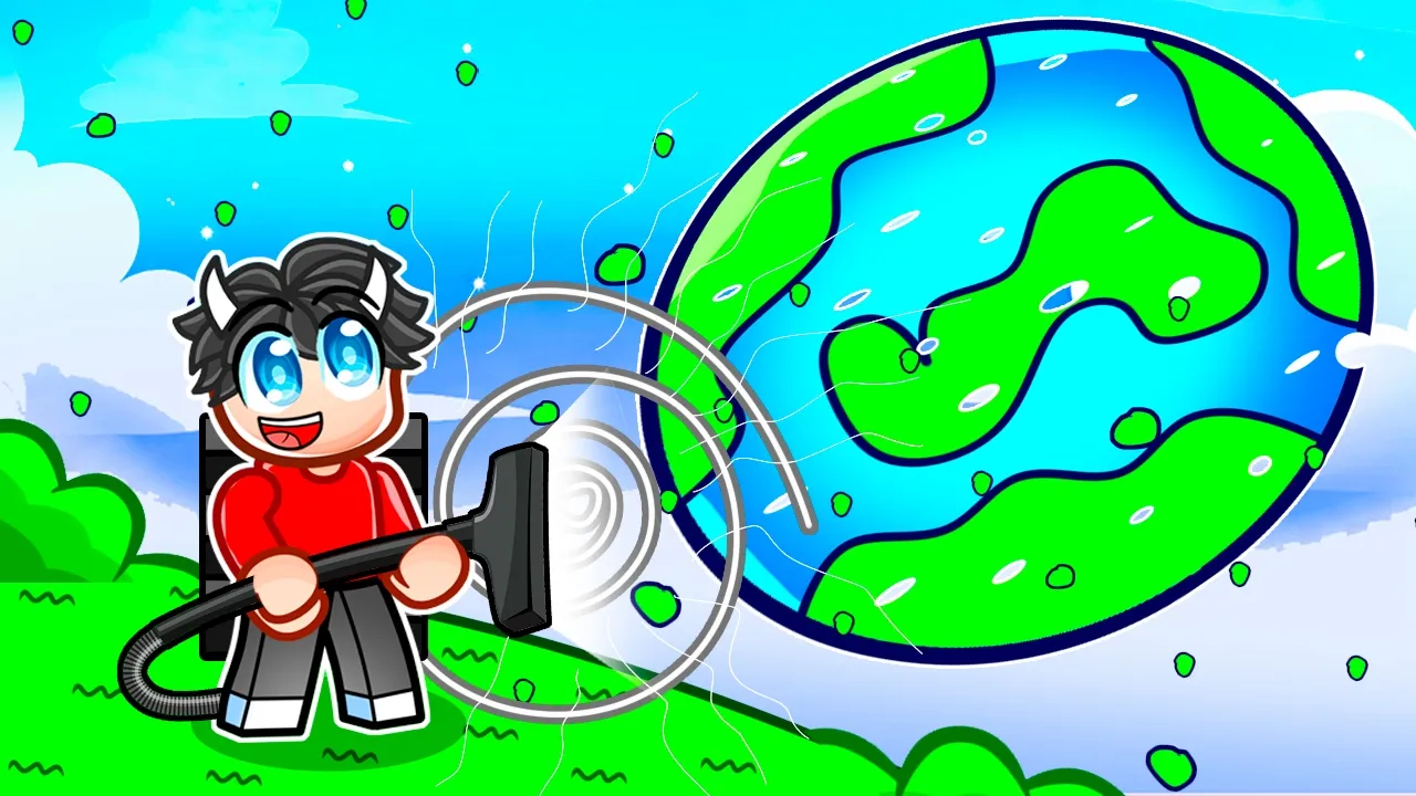 Jeg Støvsuger Hele Jorden Op I Roblox!