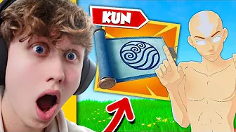 Vi Må KUN Bruge WATER BENDING I Fortnite!