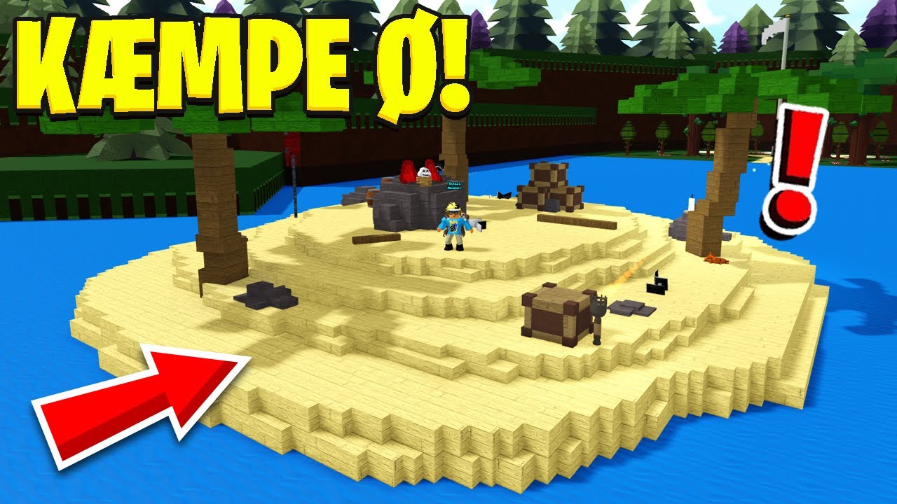 Laver En KÆMPE Ø I Build A Boat! - Roblox