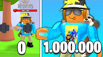 Vi Får 1.000.000 STYRKE I Big Muscles Simulator