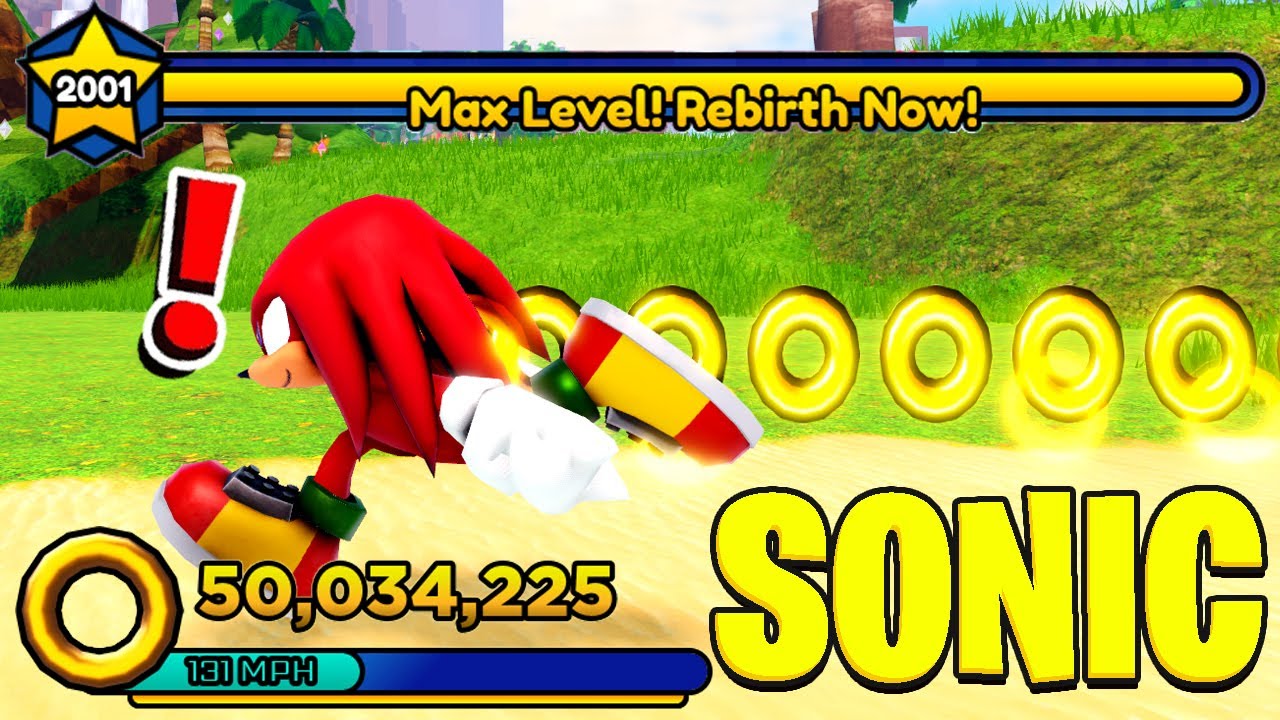 Jeg Kommer Over LEVEL 2000 I Sonic Speed Simulator - Roblox!