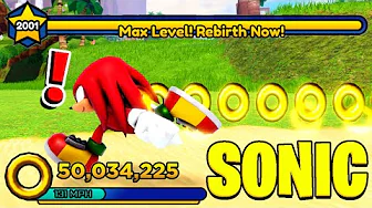 Jeg Kommer Over LEVEL 2000 I Sonic Speed Simulator - Roblox!