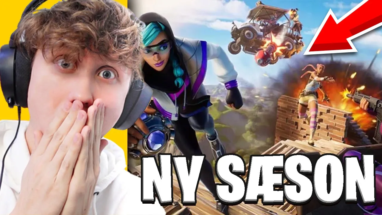 Vi Prøver Den HELT NYE Sæson I Fortnite!
