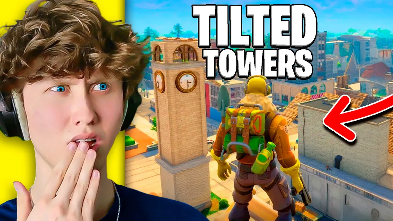Vi Må KUN Lande TILTED TOWERS I Fortnite!