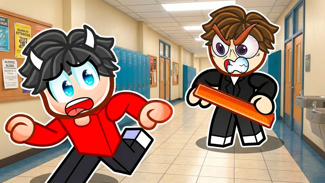 Jeg Flygter Fra Skole I Roblox I Speed School Escape!