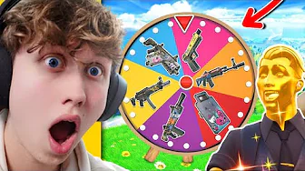 Hjulet Bestemmer GoldenJ's og Mit Våben I Fortnite!
