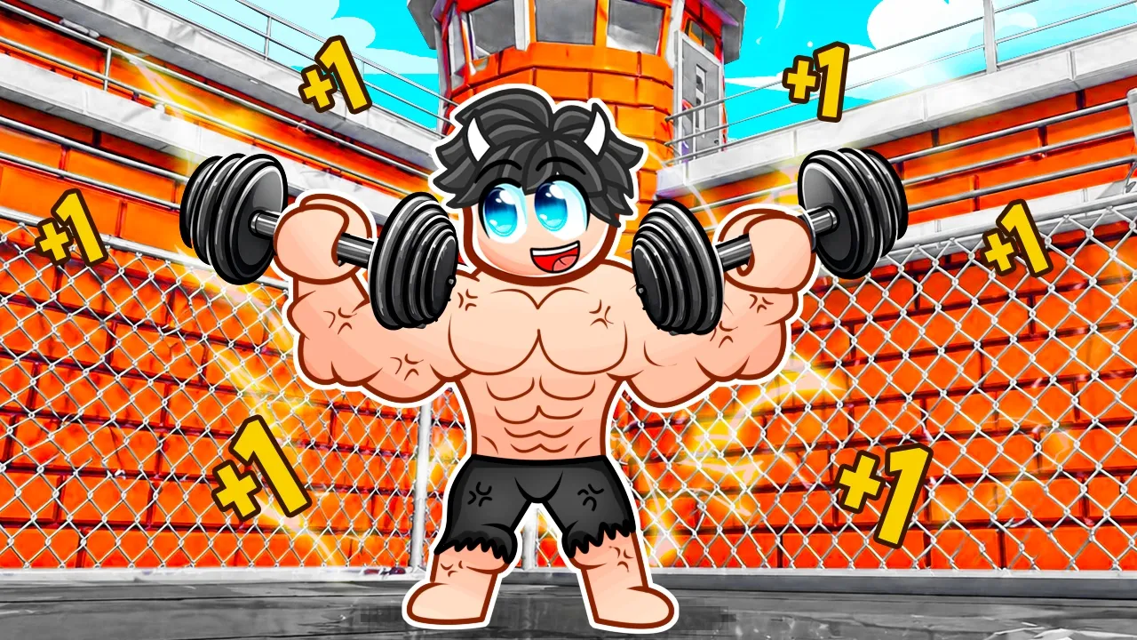 Jeg Bliver Den STÆRKESTE I Fængslet I Roblox!