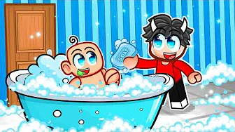 Jeg Giver Baby Doodie Et Bad I Roblox!