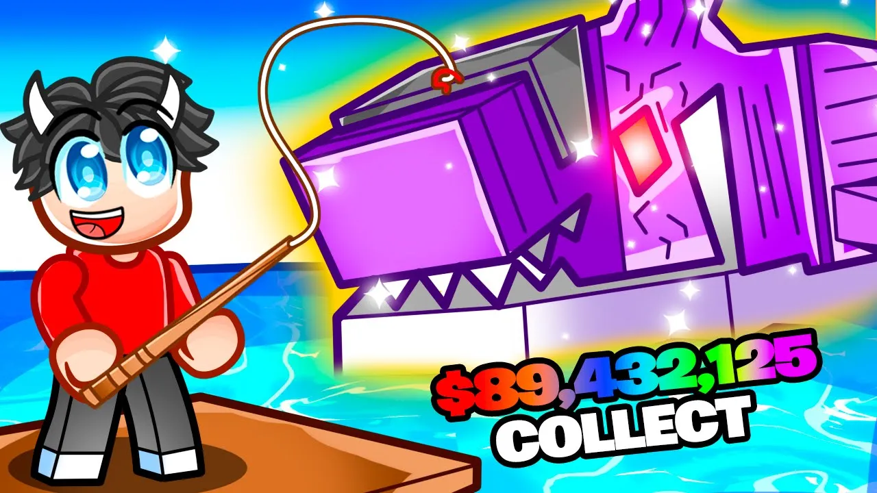 Jeg Fangede Fisk I 1 Time I Roblox Og Fik..