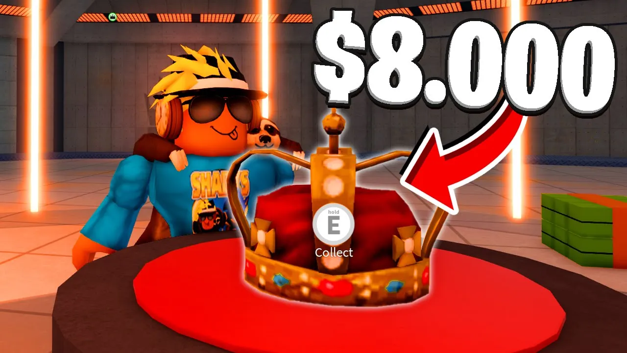 Vi Stjæler En $8.000 Krone I Jailbreak!