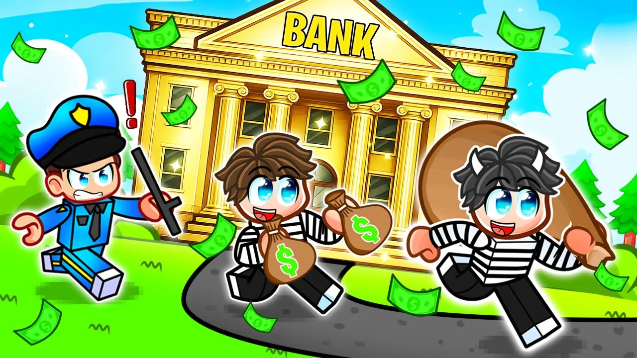 Vi Røver Alle Steder I Roblox ROB IT!