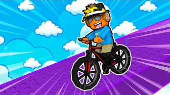 Vi Kører På CYKEL I En Roblox Obby!