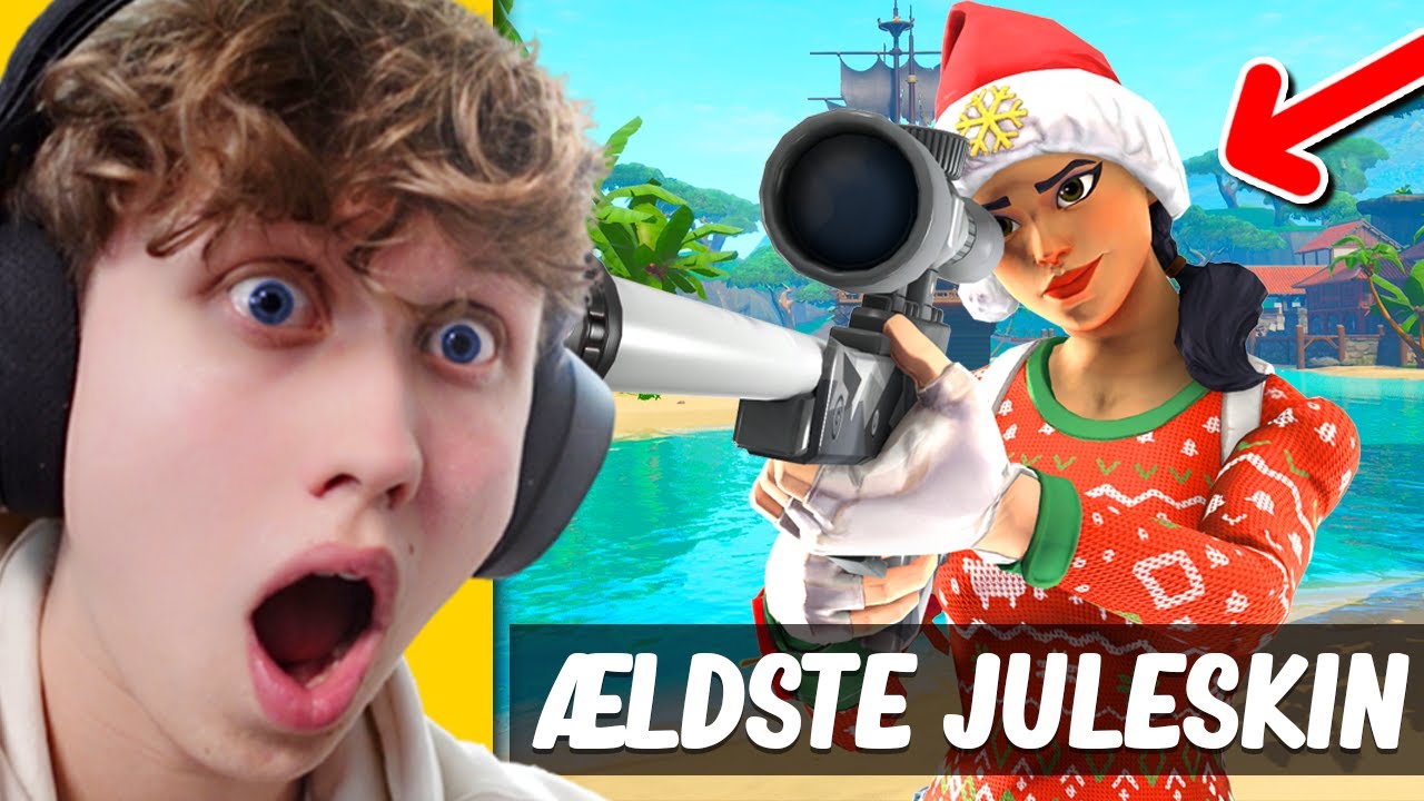 Vi Spiller Som Det ÆLDSTE JULESKIN I Fortnite!
