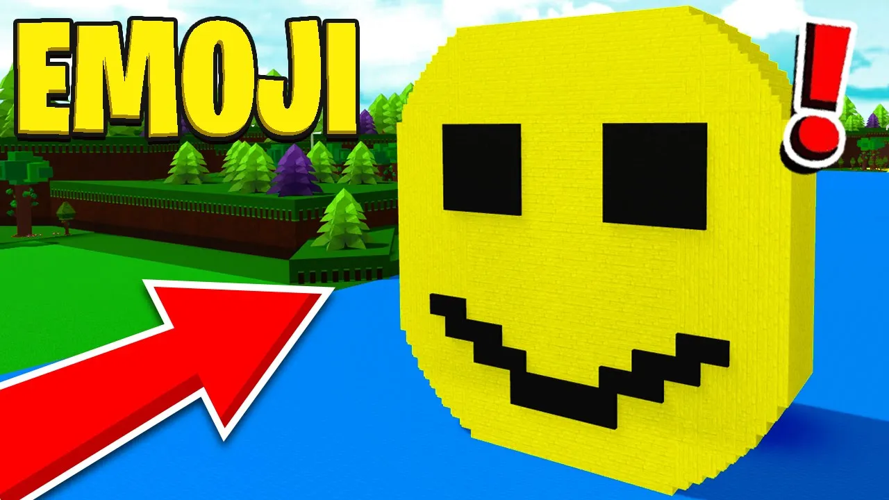 En Kæmpe EMOJI I Build A Boat - Roblox!