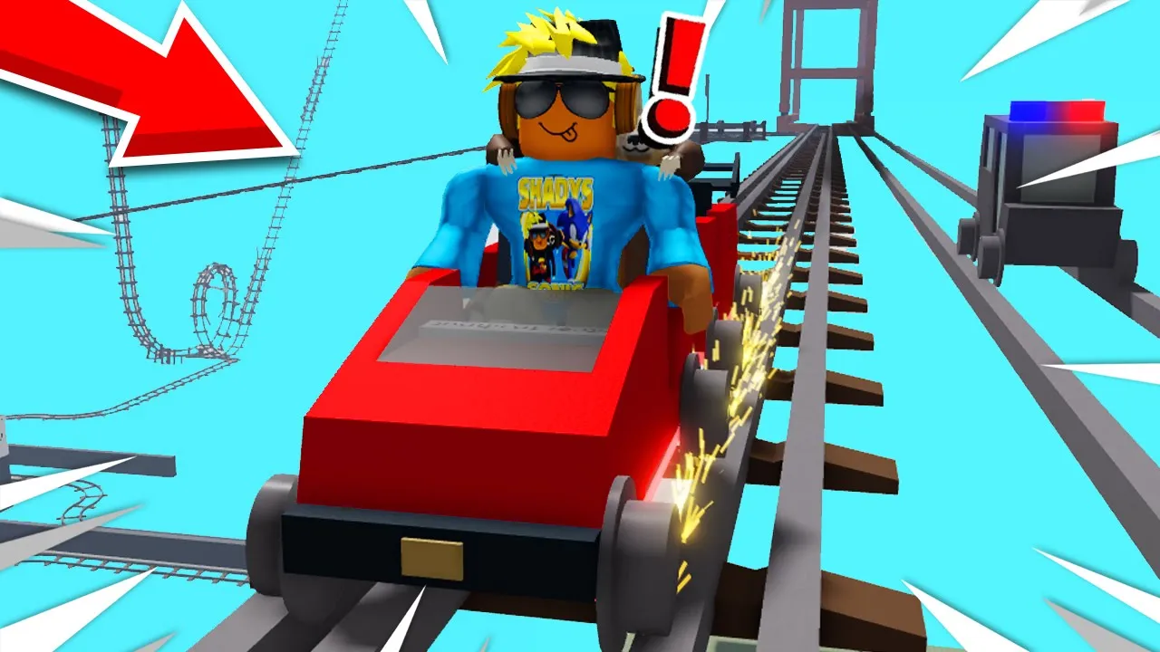Vi Kører Galt I Den FARLIGSTE Rutsjebane I Roblox!