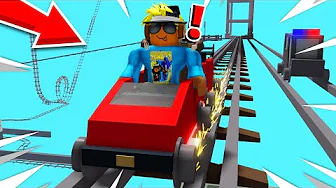 Vi Kører Galt I Den FARLIGSTE Rutsjebane I Roblox!