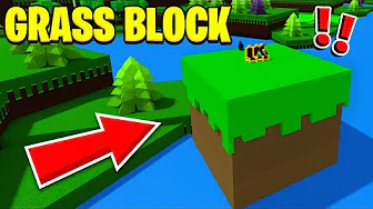 En KÆMPE Grass Block I Build A Boat! - Roblox