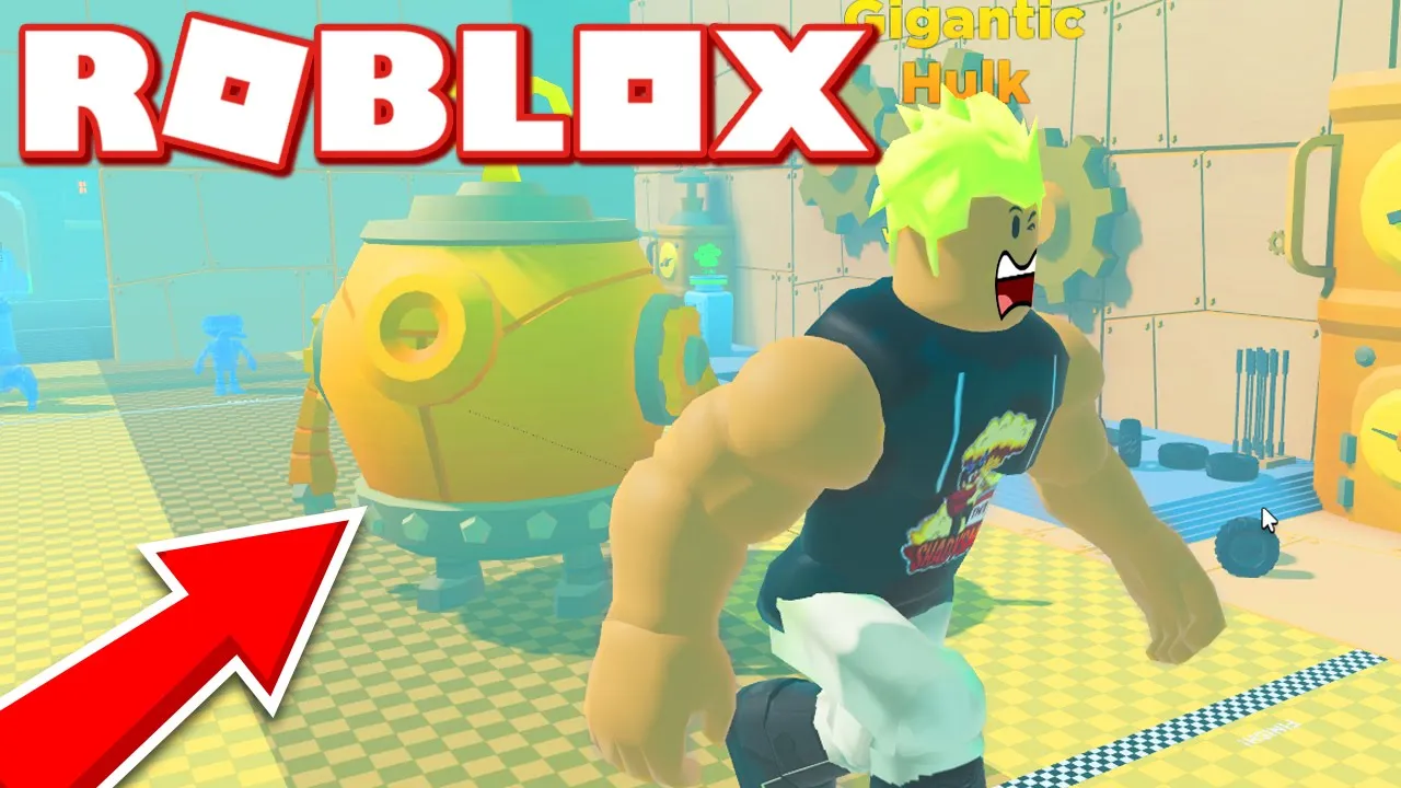 JEG BLIVER MEGA STÆRK I STRONGMAN SIMULATOR, ROBLOX!