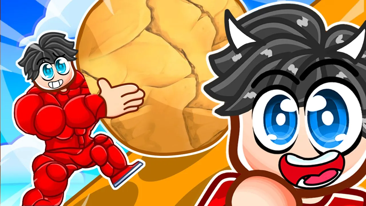 Sådan Skubbede Jeg De STØRSTE STEN I Roblox!