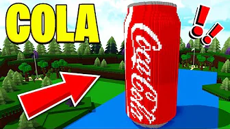 KÆMPE COLA I Build A Boat! - Roblox