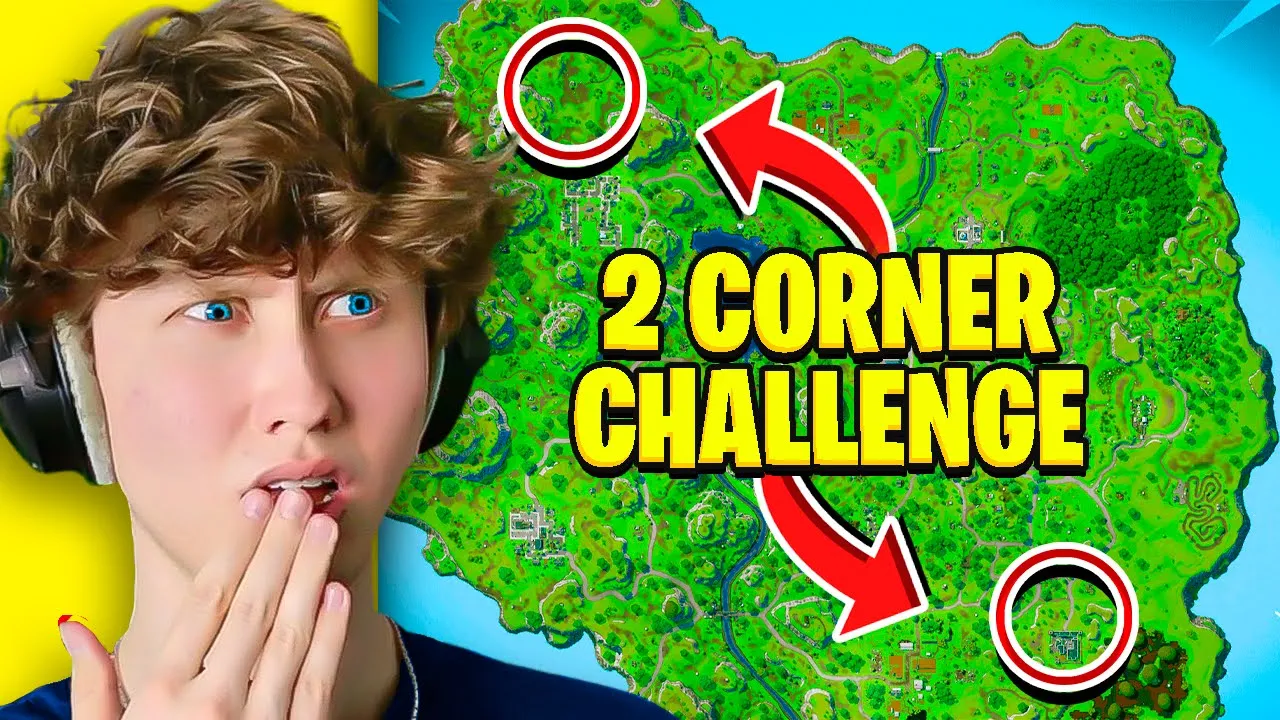 2 Corner Challenge Med Phoxy I Fortnite!