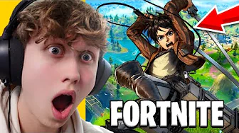 Vi Spiller Den Nye ATTACK ON TITAN Opdatering I Fortnite!